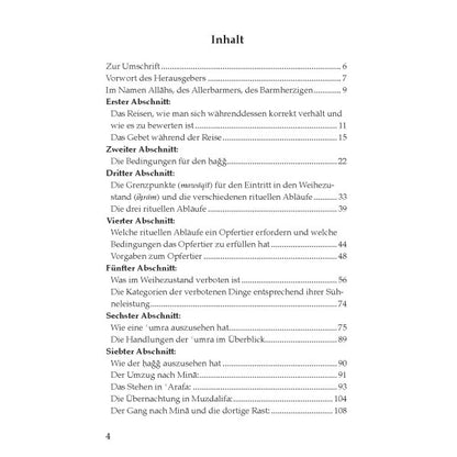 Die rituellen Abläufe von Hagg und Umra