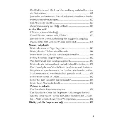 Die rituellen Abläufe von Hagg und Umra